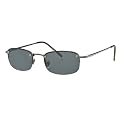 Men's Merona® Polarized Metal Semi Rimless Sunglasses - Gunmetal