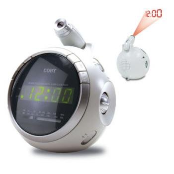 Electronics: DIGITAL AM/FM ALARM CLOCK RADIO with BUILT IN PROJECTOR
