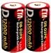 CTA DIGITAL 2-D Size 12000 mAh NiMH Rechargeable Battery