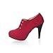Charm Foot Fashion Womens Platform High Heel Ankle Boots