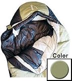 Backside X-Fiber 35 Degree Backsider Sleeping bag (Black/Green)