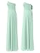 Remedios A-Line Chiffon Bridesmaid Dress Strapless Long Prom Evening Gown