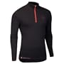 Descente 2009/10 Men's Pro-V Max Long Sleeve Zip-Neck Cycling Baselayer - Black - 21556bk (XS)