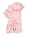 Max Daniel Baby Rosebuds and Satin Throw - Solid Pink