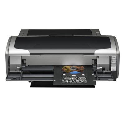 Epson Stylus Photo R1800 - Imprimante - couleur - jet d'encre - Super A3/B, A3 Plus, Roll (33 cm) - 5760 ppp x 1440 ppp - capacit� : 100 feuilles - IEEE1394 FireWire, USB