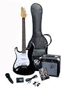 Left Handed Guitar Package SX RST BK Left w/GA1065