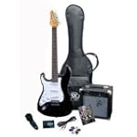 Left Handed Guitar Package SX RST BK Left w/GA1065