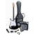 Left Handed Guitar Package SX RST BK Left w/GA1065