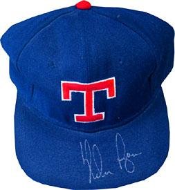 Nolan Ryan Autographed Texas Rangers Hat (JSA) - Autographed MLB Helmets and Hats