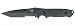 Benchmade Nimravus Fixed Blade Benchmade Kote 1 - Black Corrosion Resistant Finish Combo Tanto w/Sheath 4.5