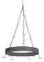 48" x 18" Oval Graphite Potrack with Grid w/16 Hooks