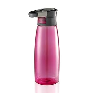 Contigo 32-Ounce BPA Free Water Bottle with Autoseal Lid and Carabineer Clip, Pink