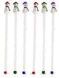 Boston Warehouse Snowman Swizzle Stick, Set of 6 by Boston Warehouse