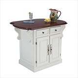 Home Styles Traditions Kitchen Island in Cherry White