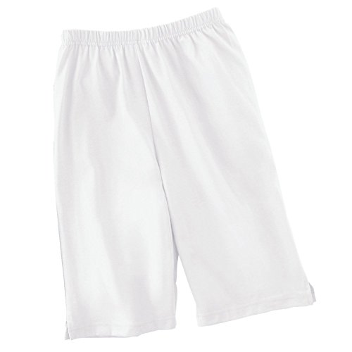 Collections Etc Women's Bermuda Style Elastic Waist Shorts