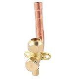 uxcell　エアコンバルブ　16mmフレアチューブ　5/8 BSP　　真鍮トーン