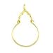 Ribbon Charm Holder 14k Gold 34mm