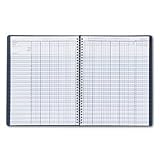 Class Record Book, 8-1/2 x 11, Embossed Simulated Leather Cover, Blue