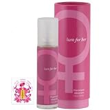 Lure for Her Pheromone Perfume Cologne for Her - Or for Gay Men & Original Artwork Chinese Love Spell Symbol Pocket Card Gift Set