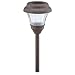 Malibu 2-Pack Solar Stamped Metal Landscape Lights with White LED's, Oil Rubbed Bronze #LZ418-2
