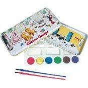 CURIOUS GEORGE WATER COLOR PAINT TIN