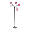 5' Head Floor Lamp - Pink