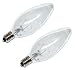 40 watt 120 volt B10 Candelabra Screw (E12) Base Sylvania Light Bulb