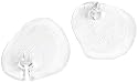 Pedag 1781 Floppy Clear Soft Gel Forefoot Pad with Toe Post Cushion for Sandals with Toe Posts (Self Adhesive and Removable)