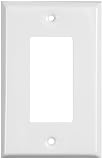 Review Stanley Hardware 824508 / Stanley 824508 Home Designs Single GFCI Wall Plate with Screws 4-Pack White