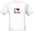 I LOVE REIMS - City-series - White T-shirt