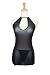 How To Measure Bra Sizes : Exposed by Magic Silk Sheer Mesh Queen Halter Dress and Rhinestone G-String Set, One Size Queen, Black
