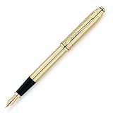 Cross Townsend 18 Karat Gold Filled / Rolled Gold Extra Fine Point Fountain Pen - 776-XD