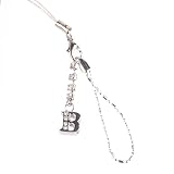 Hand Crafted Cellular Phone Charm - Letter 