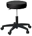Custom Craftworks Pneumatic Rolling Stool (Black)