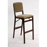 Review Stacks and Stacks  / Folding Bar Stool - Buff - Set of 2 (Buff) (41 1/4