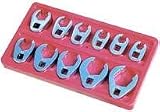Crowfoot wrench set - 11 pc 3/8 Dr. flare nut