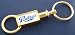 San Diego Padres Gold Tone Valet Keychain