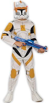 Star Wars Clone Wars Clone Trooper Child's Commander Cody Costume, Medium