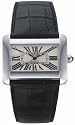 Cartier Men's Tank Divan Acciaio Leather Watch #W6300755