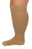 Truform 20-30 Below Knee Open-Toe, Black, 3XL