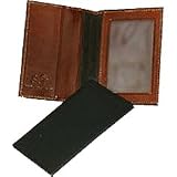 Men's Scully Leather Gusseted Credit Card Case ID Italian Leather 3031W