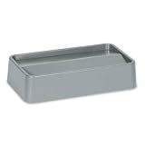 (Price/EA)Lid For 3540 Wastebasket, 11-3/8x20-3/8x4-3/4, Gray