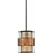 Quoizel MC842PRC Mica 1-Light Mini Pendant from the Quoizel Naturals Collection with Mica Shade, Renaissance Copper