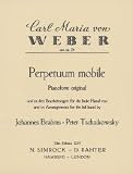Produkt-Bild: Perpetuum mobile: Original und in der Bearbeitung f&uuml;r die linke Hand von Brahms und Tschaikowsky. op. 24. Klavier.