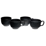 Fiesta 18-Ounce Jumbo Cups, Set of 4, Black
