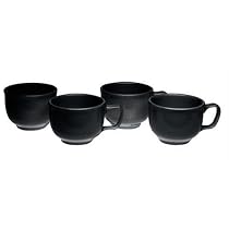 Fiesta Black 149 18-Ounce Jumbo Cups, Set of 4