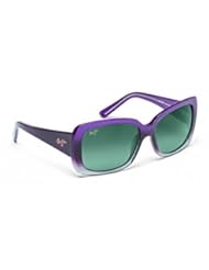 Apparel: Maui Jim Lani GS239-28 Polarized Square Sunglasses,Amethyst Fade To Crystal Frame/Neutral Grey Lens,One Size - Maui Jim
