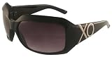 XOXO - XOXO Women's Plastic Frame Sunglasses with Inlaid Metal Plaque