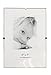 Case of 6, Clip Picture Frames for 5 x 7 Prints, Tempered Glass Front Panel with Chipboard Back, Photo Holders for Tabletop and Wall Hanging Use, Frameless Design