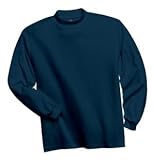 NEW Port Authority - Youth Interlock Knit Mock Turtleneck Navy-S
